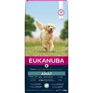 12 kg Eukanuba hundefoder Adult large breed lam og ris
