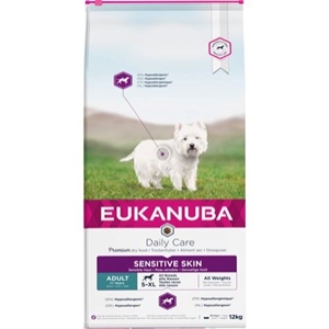 12 kg Eukanuba hundefoder Daily Care sensitive skin med fisk