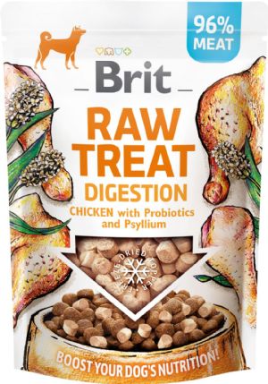 Brit Raw hundegodbidder digestion med kylling 40 g
