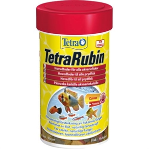 TetraRubin 100 ml akvarie fuldfoder flager 