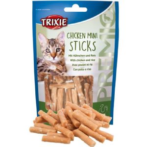 Trixie Katte godbidder Sticks med kylling og ris 50 g - sukker og glutenfri