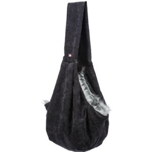 Trixie blød bæretaske til hunde 22 x 20 x 60 cm - sort og grå