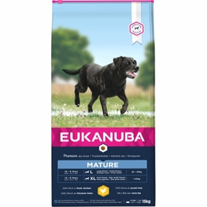 15 kg Eukanuba hundefoder Mature large breed fra 7 til 10 år