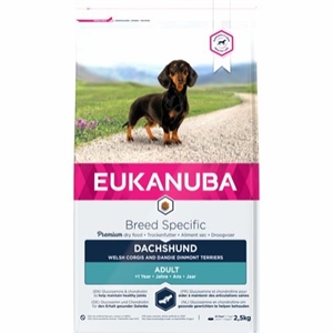 2,5 kg Eukanuba Gravhund hundefoder med kylling fra 1 til 7 år