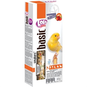 2 stk LOLO Pets frøstænger kanarie med frugt - 60 gr