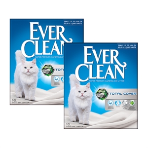 2 x 10 liter EverClean Total Cover kattegrus