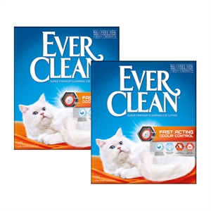 2 x 10 liter EverClean kattegrus - Fast Acting