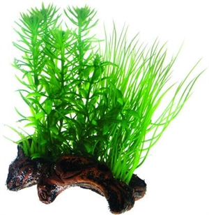 Akvarie plasticplante Flora Root 17 cm