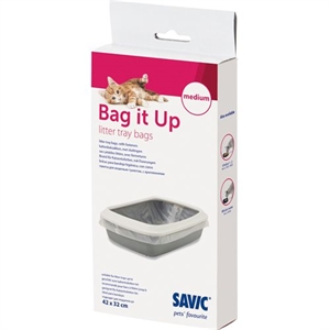 Savic affaldsposer til kattebakker 42 x 32 cm - medium