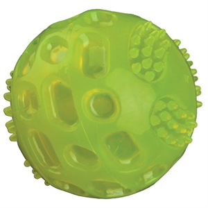 Trixie Hundelegetøj Blinkende bold thermoplastisk gummi - assorteret farver