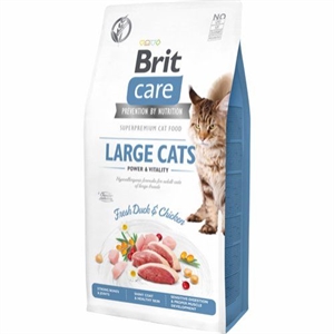 7 kg Brit Care kattefoder til voksne store katte - kornfrit