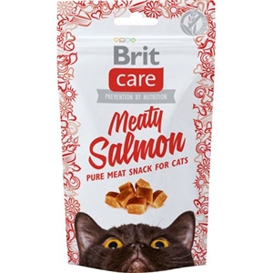 Brit Care Cat Snack Meaty Salmon 50 gr