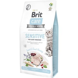 Brit Care Cat kattemad til sensitive katte med insekter og sild - kornfri