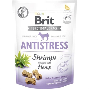 Hundegodbidder Brit Care Anti stress med rejer 150 g - kornfri