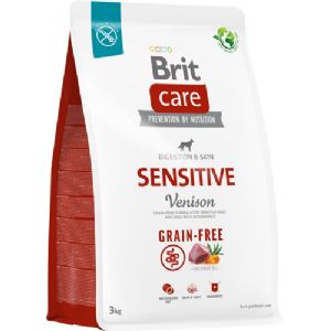 3 kg Brit Care hundefoder med Vildt til alle typer sensitive voksne hunde - kornfrit