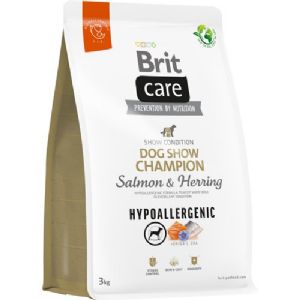 3 kg Brit Care Hypoallergenic formel Champion hundefoder med laks til voksne hunde