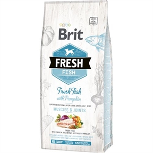 12 kg Brit Fresh hundefoder - Adult Large