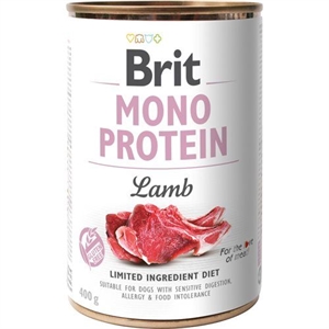 6 x 400 gr Brit Care Mono Protein hundefoder med Lam - Glutenfri