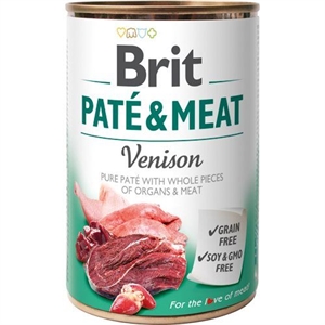 6 x 400 gr Brit care Pate & kød hunde vådfoder - kornfrit