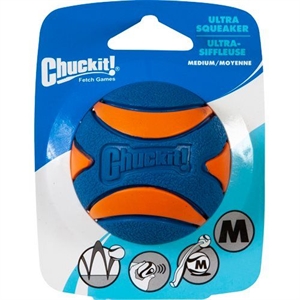 CHUCKIT hundelegetøj Ultra Squeaker  Bold til hunde - medium