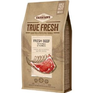 1,4 kg Carnilove TRUE FRESH med oksekød til voksne hunde - kornfrit