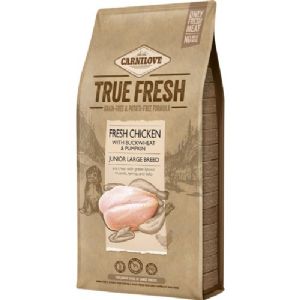 11,4 kg Carnilove TRUE FRESH med kylling - kornfrit hvalpefoder til store hunde