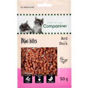 5 stk x 50g Companion kattesnack mini Ande stykker - gluten og sukkerfri