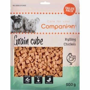 Companion hundesnack med kylling tern 500g Value Pack sukker og glutenfri