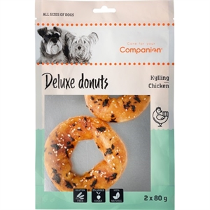 Companion kylling donut snack til hunde 2 x 80 g