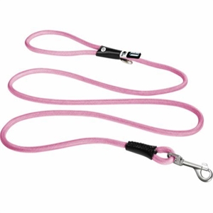 Curli Stretch Comfort hundeline lys pink ø8 mm - 1,8 m - max 25 kg hund