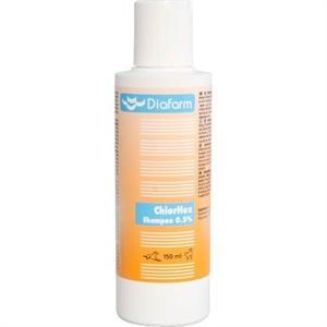 Diafarm hundeshampoo med klorhexidin 150 ml