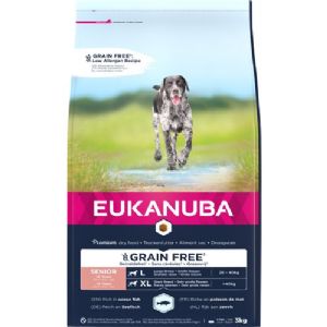 Eukanuba Senior large breed med Fisk fra 6 år til hunde fra 25 kg - kornfrit