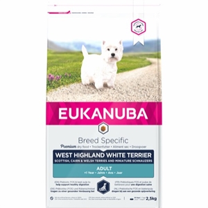 2,5 Eukanuba West Highland hundefoder fra 12 måneder
