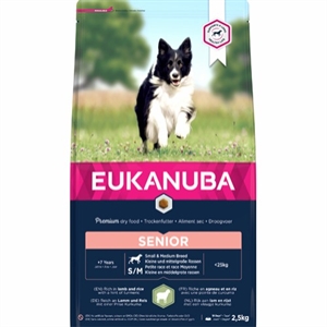 Eukanuba hundefoder til voksne og senior med lam og ris