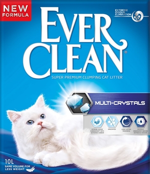 EverClean Kattegrus Multi-Crystals 10 L