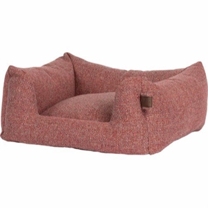 Fantail ECO hundeseng Fire Brick med indgang 60 x 50 cm - rød - lyserød