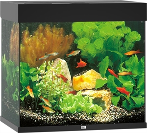 Juwel akvarie Lido 120 liter med led lys sort 61 x 41 x 58 cm