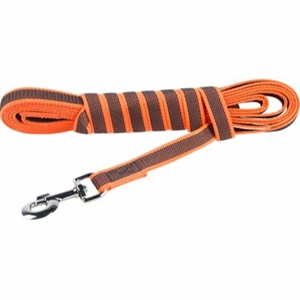 K9 sporline orange og grå - 20 mm - 5 meter - max 50kg