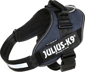 Julius K9 IDC - hundesele - Bryst størrelse 71 til 96 cm dark Jeans Str. XLarge