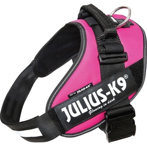 Julius K9 IDC hundesele Str. 2 - XLarge - brystmål fra 71 til 96 cm Mørk Pink