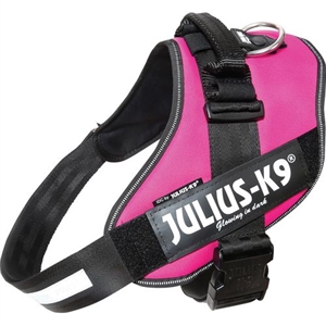Julius K9 IDC hundesele Str. 3 - 2XLarge - brystmål fra 82 til 115 cm Mørk Pink