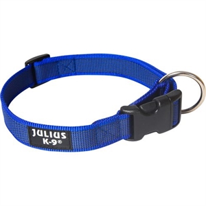 Julius K9 super grip Hundehalsbånd lukke interval 39 til 65 cm - blå
