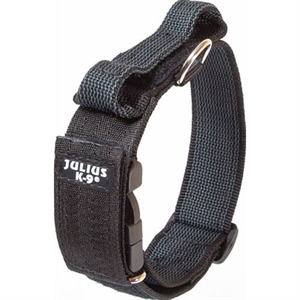Julius K9 Hundehalsbånd med håndtag lukke interval 47 til 67 cm - sort