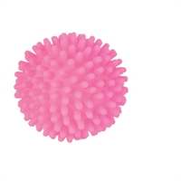 Hundelegetøj Pindsvinbold i vinyl med lyd - ø 7 cm