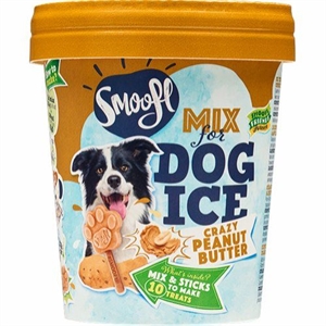 Smoofl hunde ismix med jordnødder 160 g