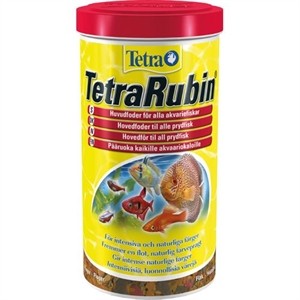 TetraRubin 1 liter akvarie fuldfoder flager