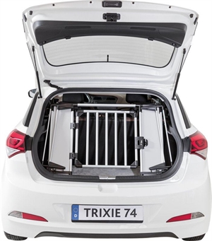 Trixie universal låge til bilen 94 - 114 x 69 cm sølv og sort