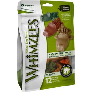 12 stk Whimzees Alligator hundegodbidder 360g - til hunde fra - 12 til 18 kg - glutenfri