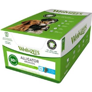 150 stk Whimzees Alligator hundegodbidder small a15g - til hunde fra - 7 til 12 kg - glutenfri