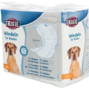 12 stk. Trixie Hundebleer til hanhunde Large - XLarge talje omfang 60 - 80 cm